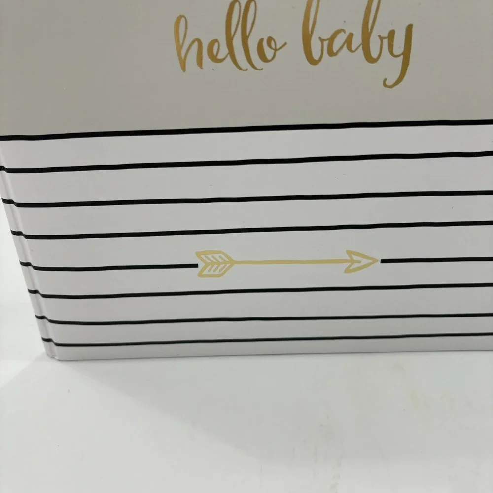 Pearhead Hello Baby First 5 Years Baby Unisex Memory Book Photo Insert Scrapbook